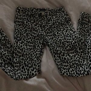 Cheetah print jeggings